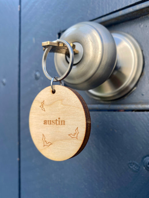 Custom Austin Keychain